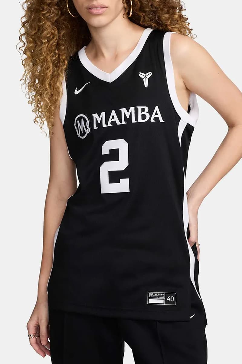 Nike Honors Gigi Bryant With "Mambacita" Jersey Collection kobe bryant black mamba basketball