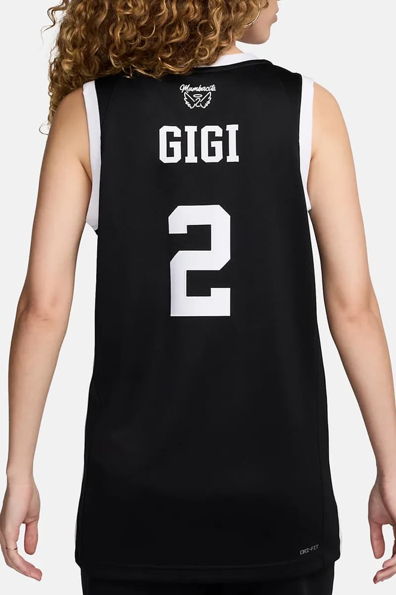 Nike Honors Gigi Bryant With "Mambacita" Jersey Collection kobe bryant black mamba basketball