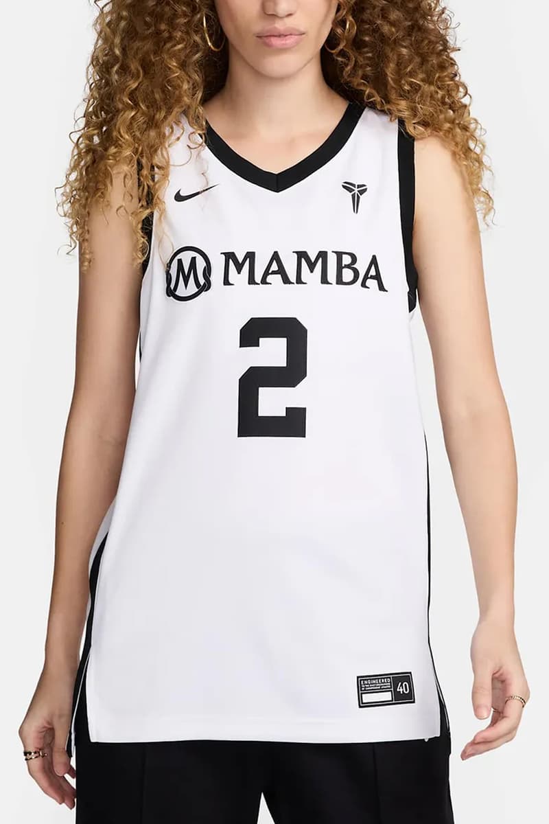 Nike Honors Gigi Bryant With "Mambacita" Jersey Collection kobe bryant black mamba basketball