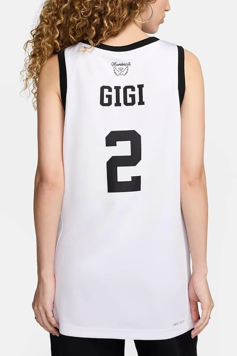 Nike Honors Gigi Bryant With "Mambacita" Jersey Collection kobe bryant black mamba basketball