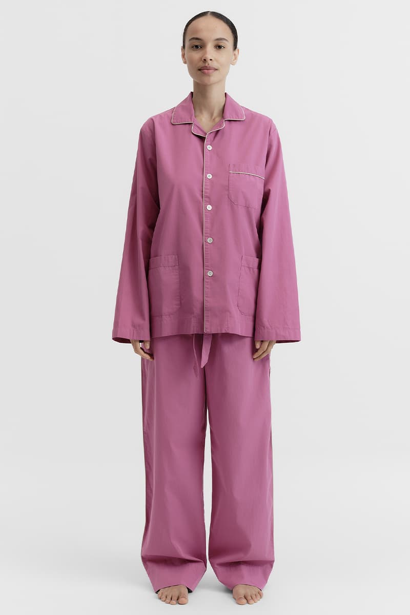 Tekla Spring 2025 Collection Piping Poplin Sleepwear Bedding New Colorways Release Info