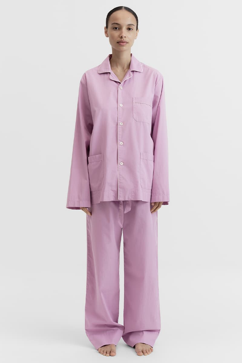 Tekla Spring 2025 Collection Piping Poplin Sleepwear Bedding New Colorways Release Info