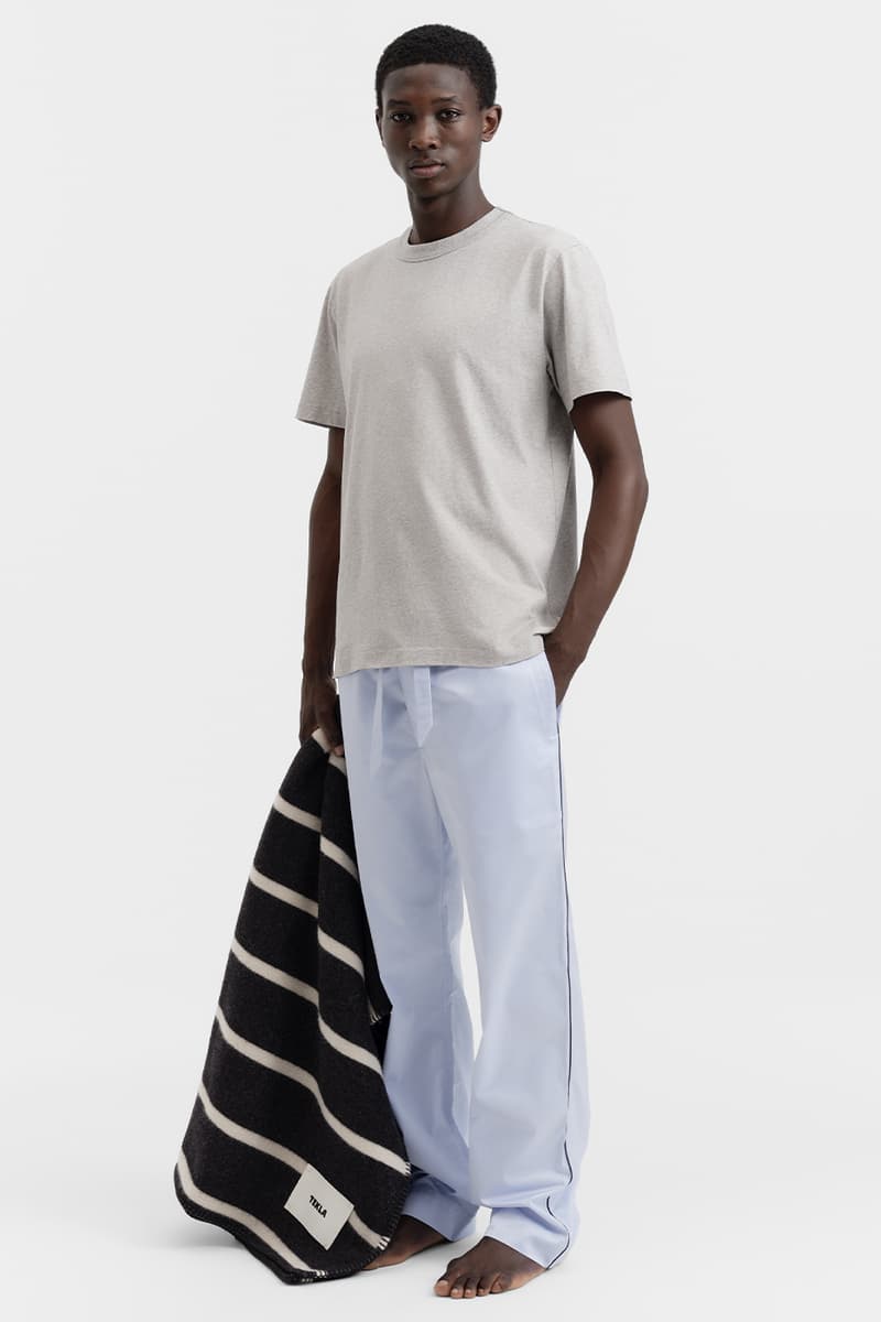 Tekla Spring 2025 Collection Piping Poplin Sleepwear Bedding New Colorways Release Info
