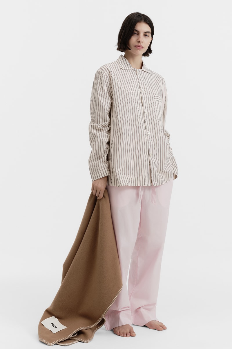 Tekla Spring 2025 Collection Piping Poplin Sleepwear Bedding New Colorways Release Info