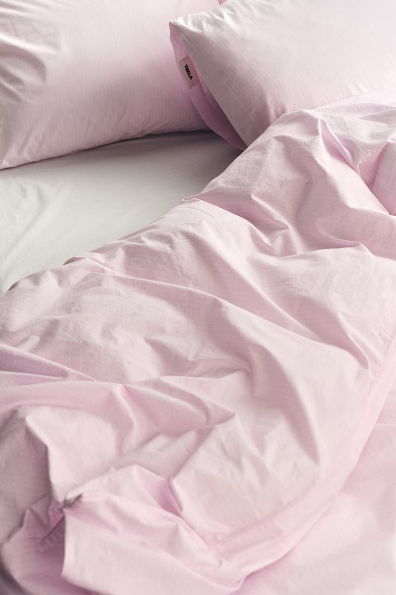 Tekla Spring 2025 Collection Piping Poplin Sleepwear Bedding New Colorways Release Info