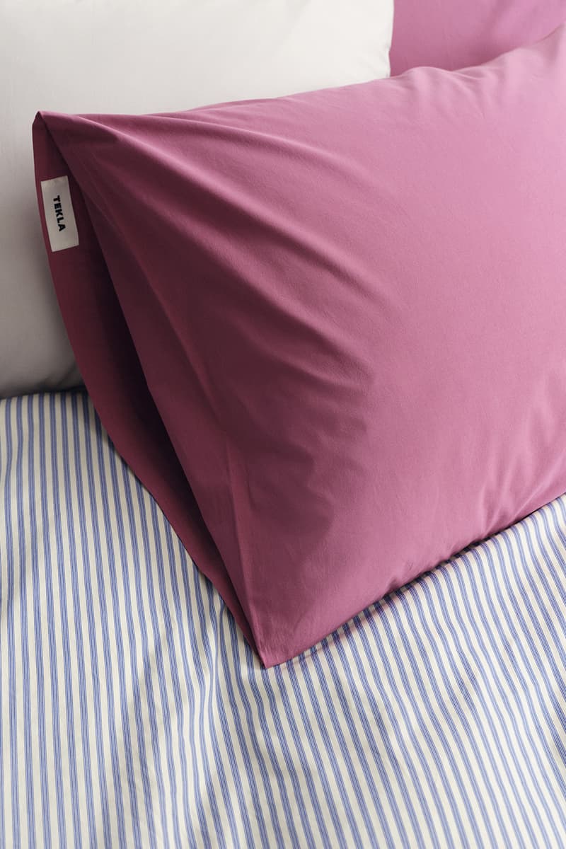 Tekla Spring 2025 Collection Piping Poplin Sleepwear Bedding New Colorways Release Info