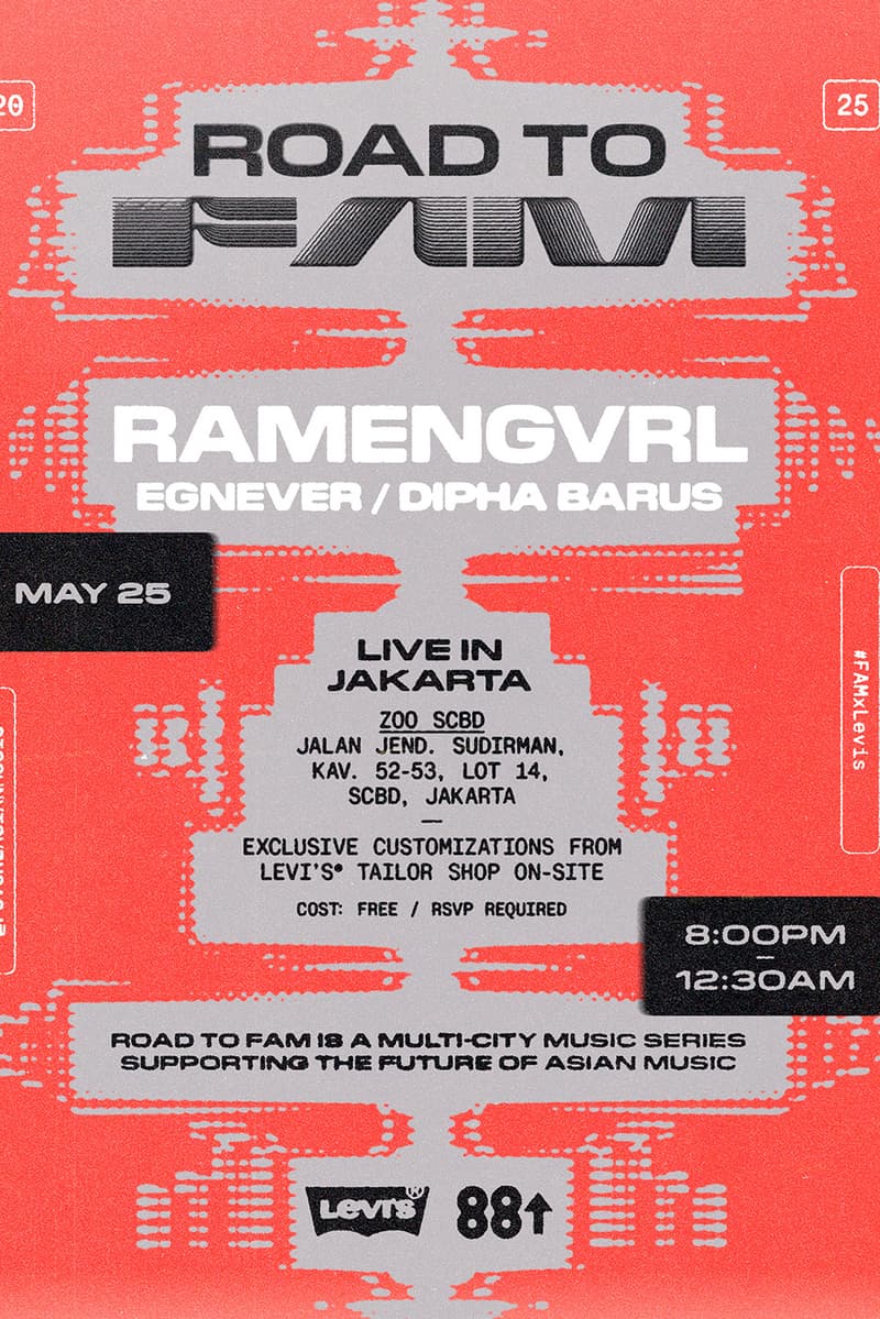 Levi's and 88rising's Road to Fam Seriess Supports Rising Asian Musicians 