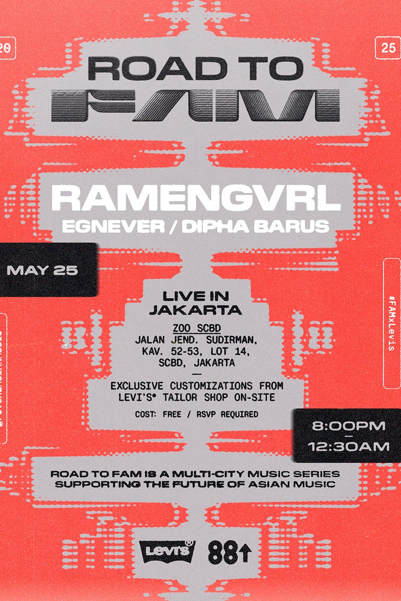 Levi's and 88rising's Road to Fam Seriess Supports Rising Asian Musicians 