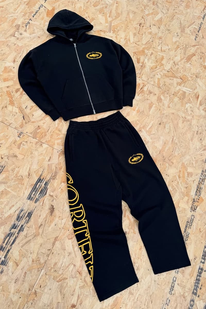 Corteiz Drops New Apparel "Honey Blacks"-Inspired Collection track suits hoodies black and yellow 