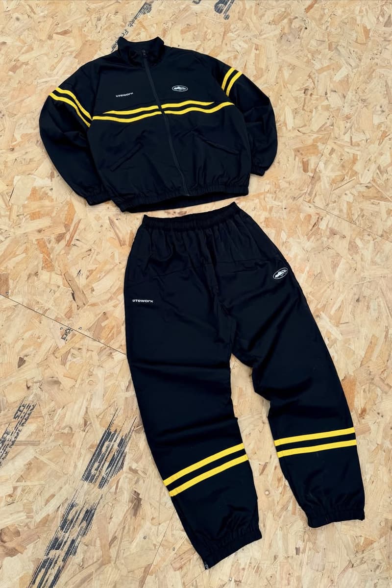 Corteiz Drops New Apparel "Honey Blacks"-Inspired Collection track suits hoodies black and yellow 