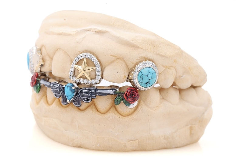 Gabby Elan Jewelry Reveals Custom 'Cowboy Carter' Grills for Beyoncé tour topaz rose gun texas hold em star