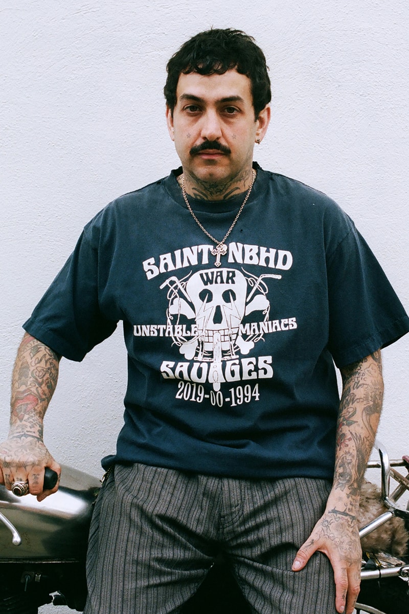 NEIGHBORHOOD and ©SAINT Mxxxxxx Run It Back collab capsule drop lookbook collection release info 