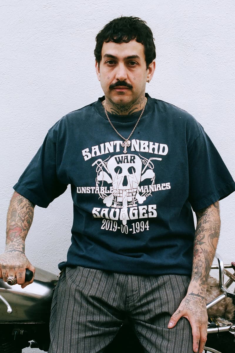 NEIGHBORHOOD and ©SAINT Mxxxxxx Run It Back collab capsule drop lookbook collection release info