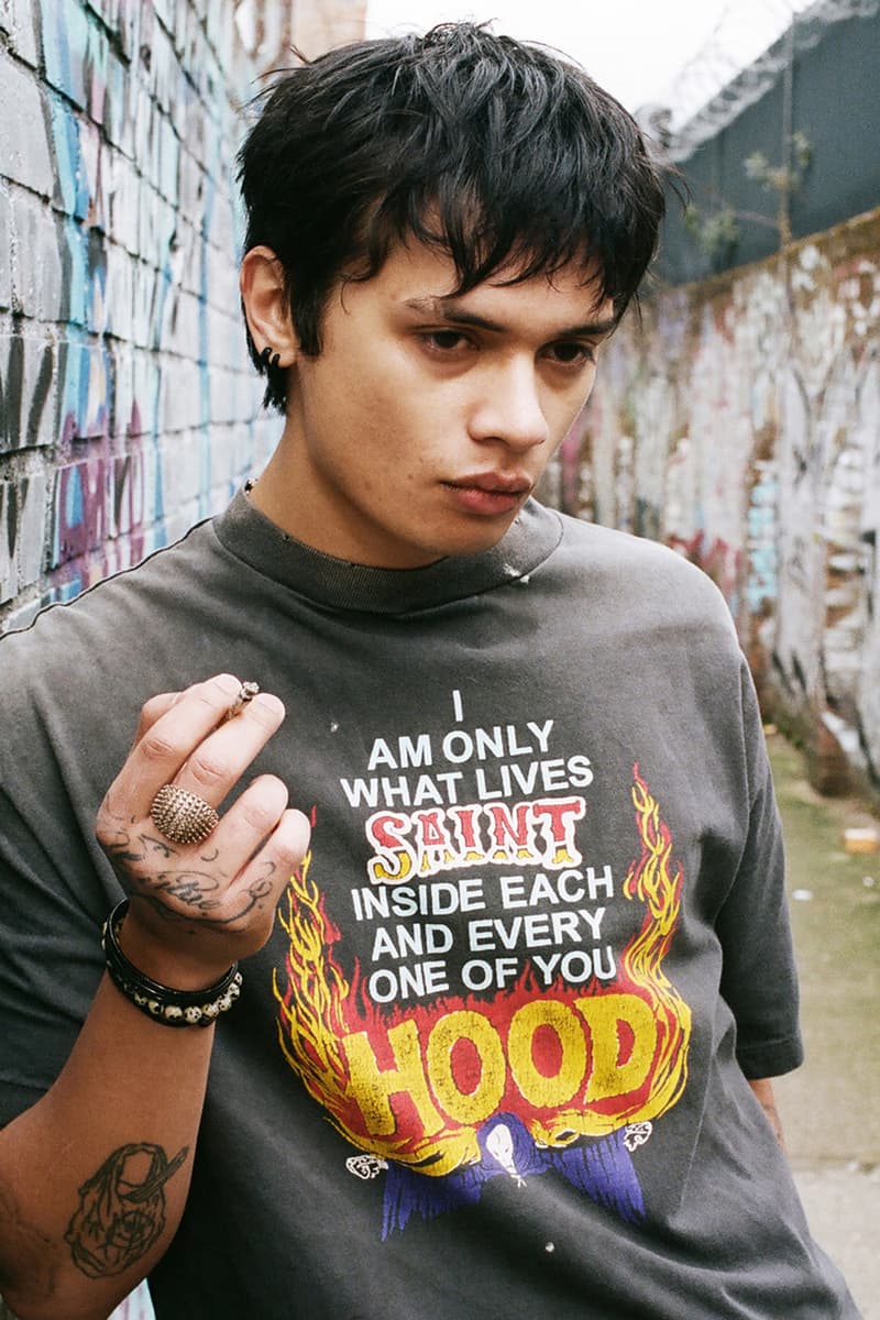 NEIGHBORHOOD and ©SAINT Mxxxxxx Run It Back collab capsule drop lookbook collection release info