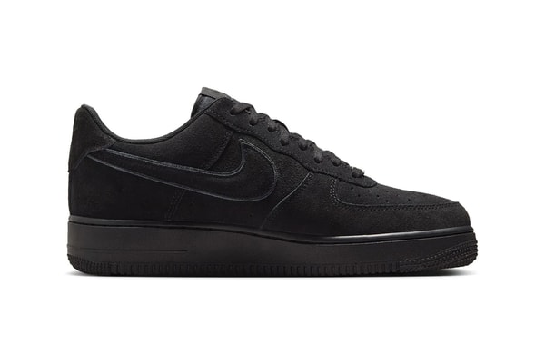 Official Look at the Nike Air Force 1 Low "Black Cat" summer HQ1966-002 suede