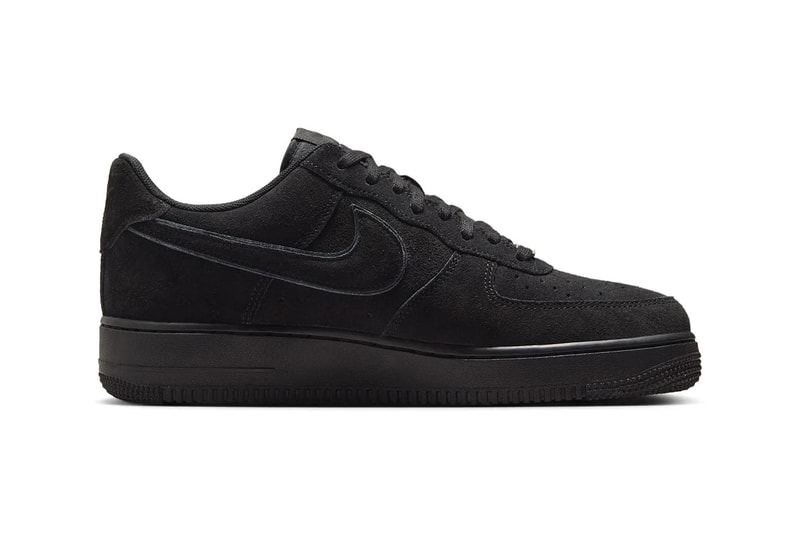Official Look at the Nike Air Force 1 Low "Black Cat" summer HQ1966-002 suede