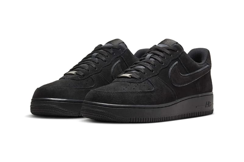 Official Look at the Nike Air Force 1 Low "Black Cat" summer HQ1966-002 suede