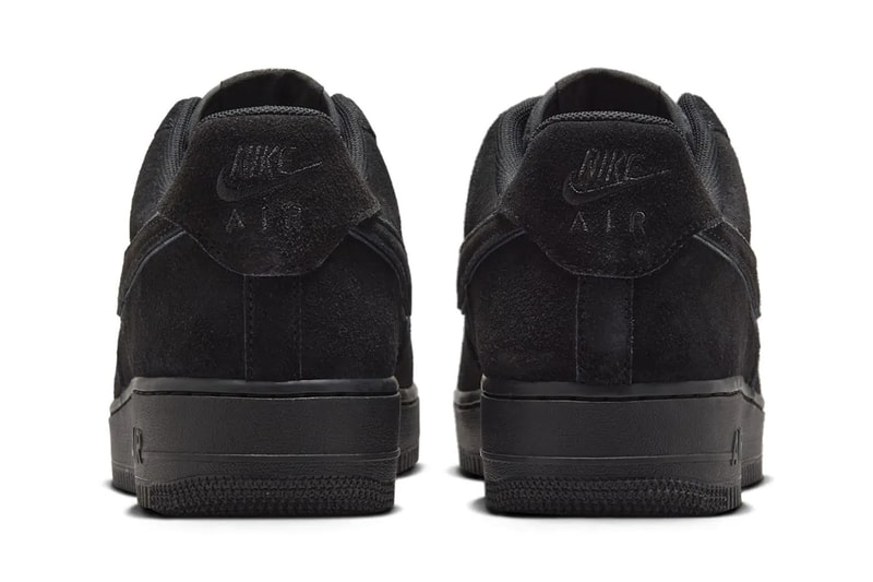 Official Look at the Nike Air Force 1 Low "Black Cat" summer HQ1966-002 suede