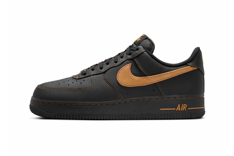 Nike Air Force 1 Low Black Tan HQ2037-003 Release Info