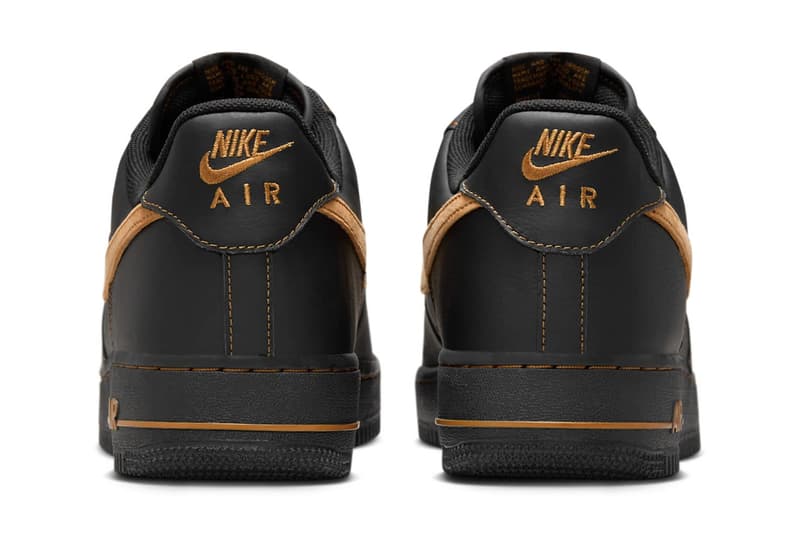 Nike Air Force 1 Low Black Tan HQ2037-003 Release Info
