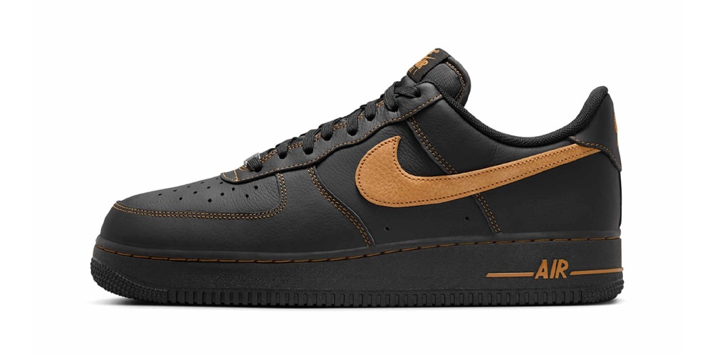 Nike Delivers a Two-Toned Air Force 1 Low in "Black/Tan"