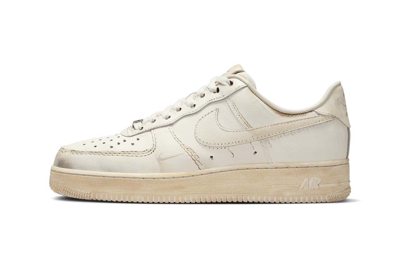 .SWOOSH Nike Air Force 1 Low Dirty Triple White HJ9346-100 Info release date store list buying guide photos price