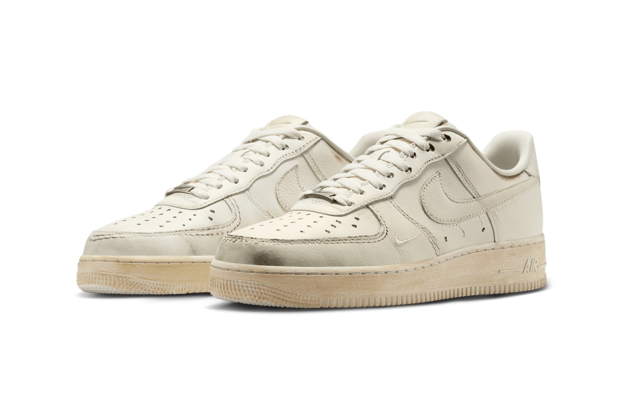 .SWOOSH Nike Air Force 1 Low Dirty Triple White HJ9346-100 Info release date store list buying guide photos price
