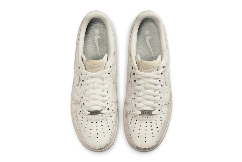 .SWOOSH Nike Air Force 1 Low Dirty Triple White HJ9346-100 Info release date store list buying guide photos price