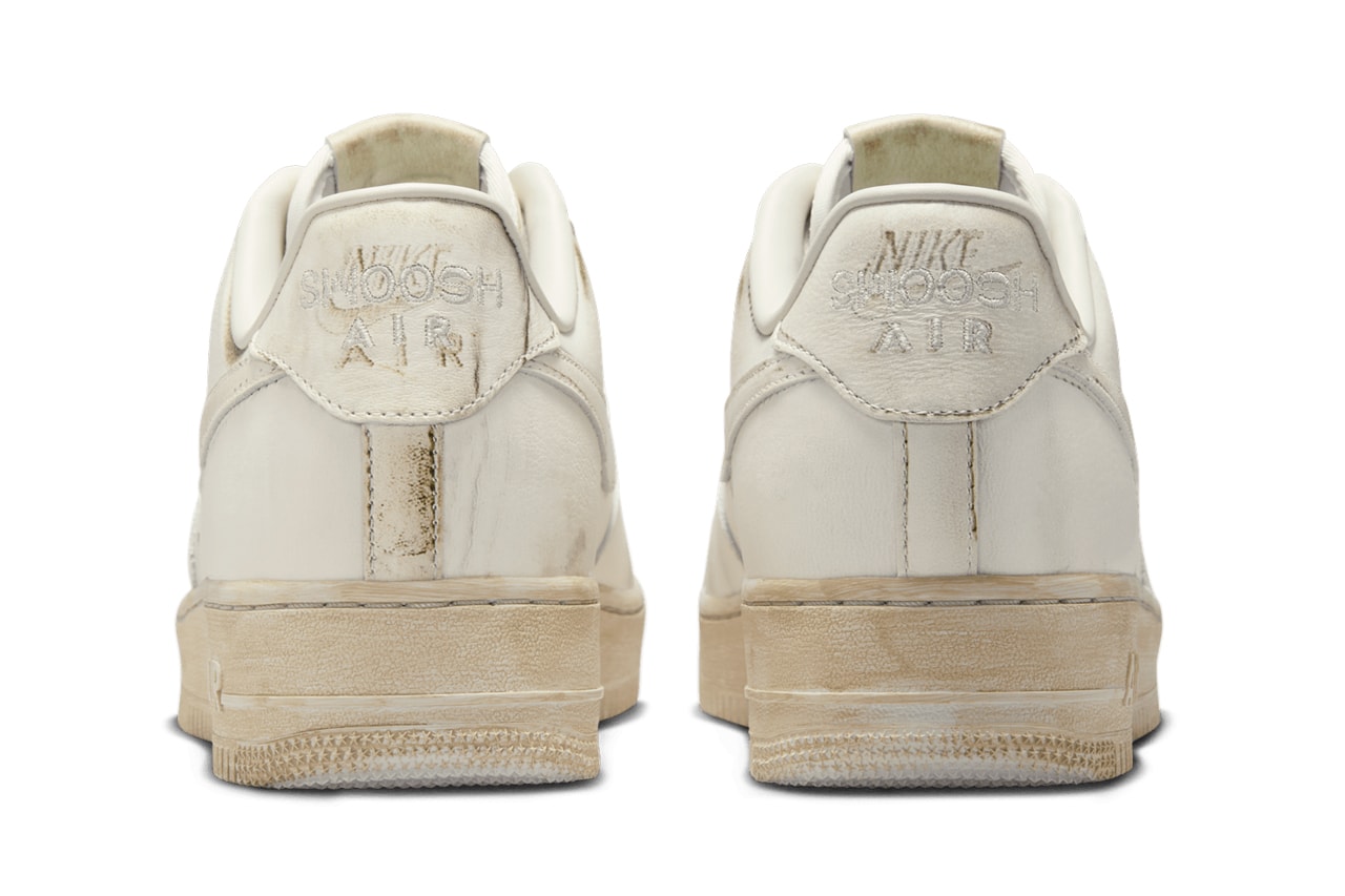 .SWOOSH Nike Air Force 1 Low Dirty Triple White HJ9346-100 Info release date store list buying guide photos price