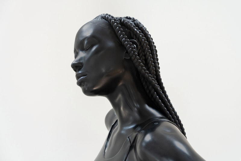 Thomas J Price Bronze Sculptures Take Over New York Hauser Wirth & Times Square Midnight Moment Art Artowrks resilience of scale grounded in the Stars