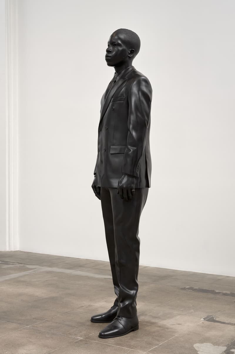 Thomas J Price Bronze Sculptures Take Over New York Hauser Wirth & Times Square Midnight Moment Art Artowrks resilience of scale grounded in the Stars