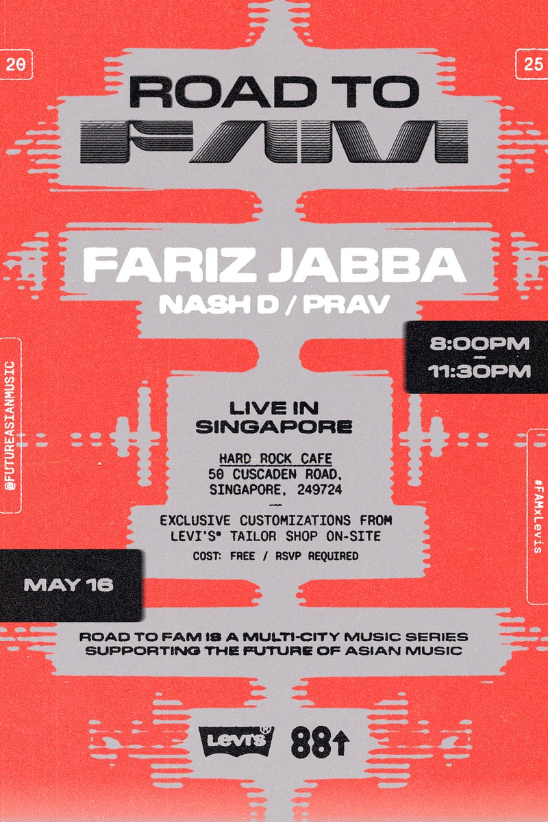 Levi's and 88rising's Road to Fam Seriess Supports Rising Asian Musicians 