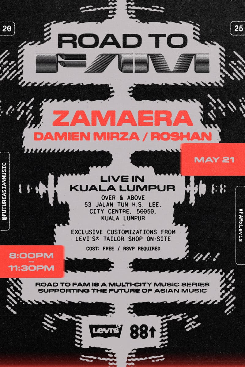 Levi's and 88rising's Road to Fam Seriess Supports Rising Asian Musicians 