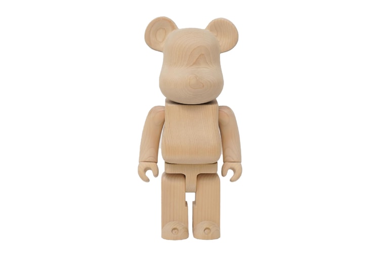 This Minimalist BE@RBRICK Crafted From Solid Japanese Hiba Wood Took Years to Develop