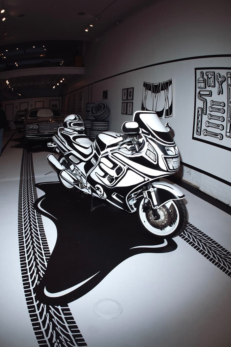 joshua vides check engine light nyc exhibition cars motorcycles artwork art