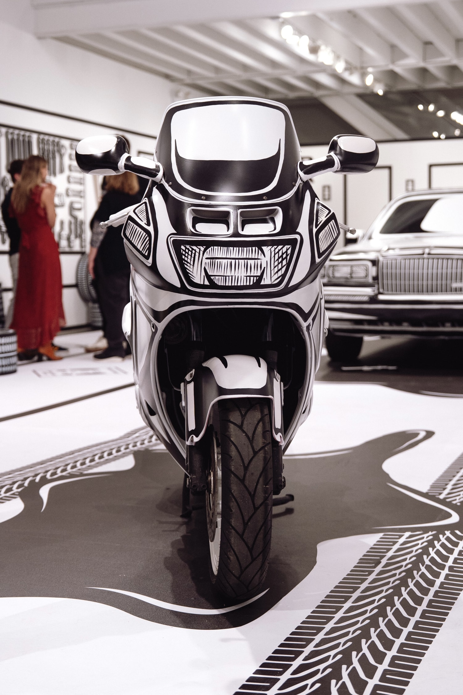 joshua vides check engine light nyc exhibition cars motorcycles artwork art