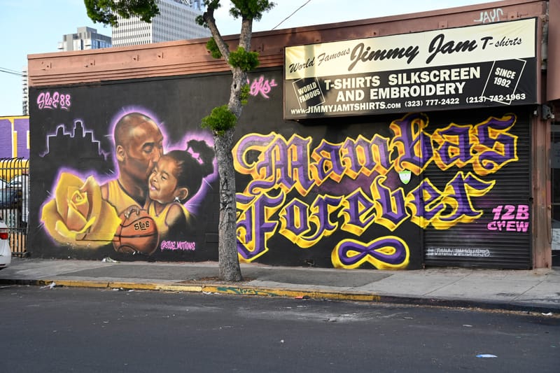 Luka Dončić Funds Restoration of Vandalized Kobe and Gigi Bryant Mural
