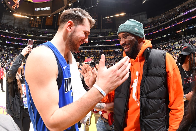 Luka Dončić Funds Restoration of Kobe and Gigi Bryant Mural mambas forever art artworks sloe motion