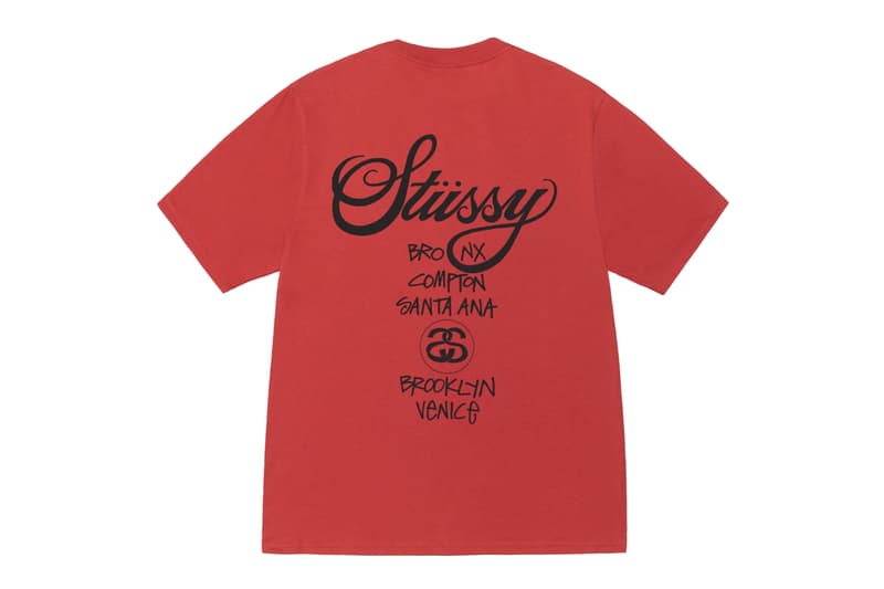 Stüssy Spring 2025 World Tour Pack collection Release Info