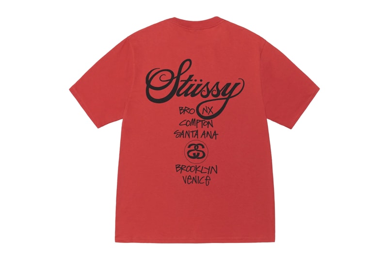 Stüssy Spring 2025 World Tour Pack collection Release Info