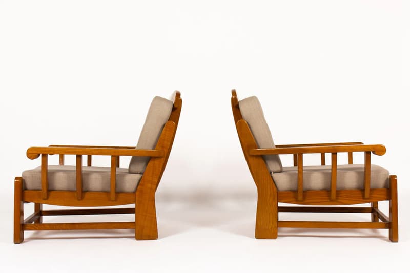 The Row Has Dropped a Curated Vintage Furniture Line mary kate ashley olsen kendall jenner rene gabriel pair of armchairs henry jacques le meme side table edgard pillet conference table pierre dariel francis jourdain mathieu mategot charlotte perriand louis sognot guillerme et chambron