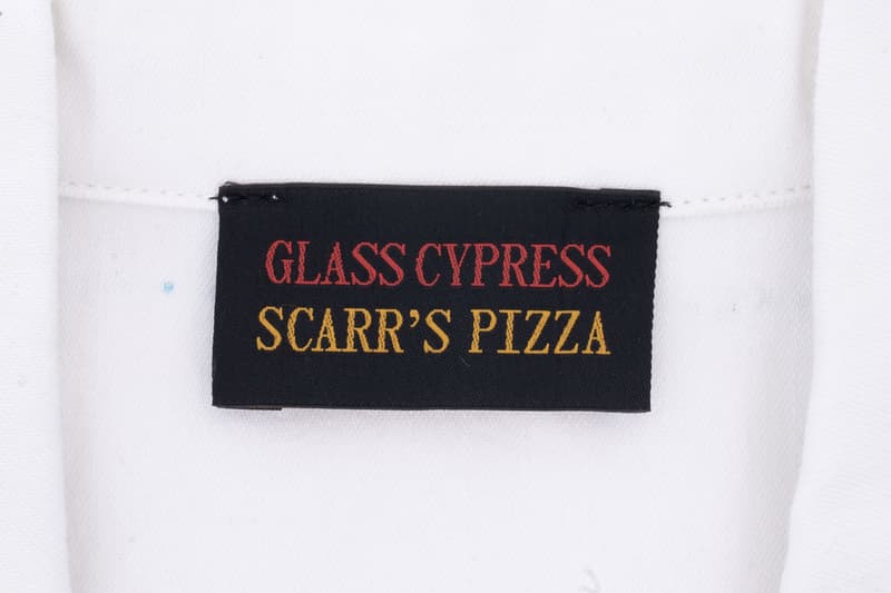 Glass Cypress Launches Collaborative Capsule With Scarr's Pizza houston based label pizza shop essx new york city chef uniform four piece capsule culinary culture