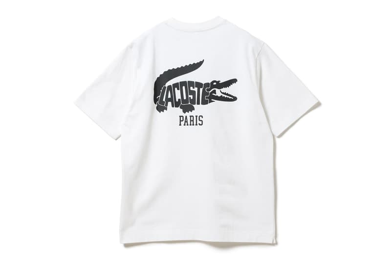 Lacoste BEAMS spring summer 2025 Collaboration collection Release Info