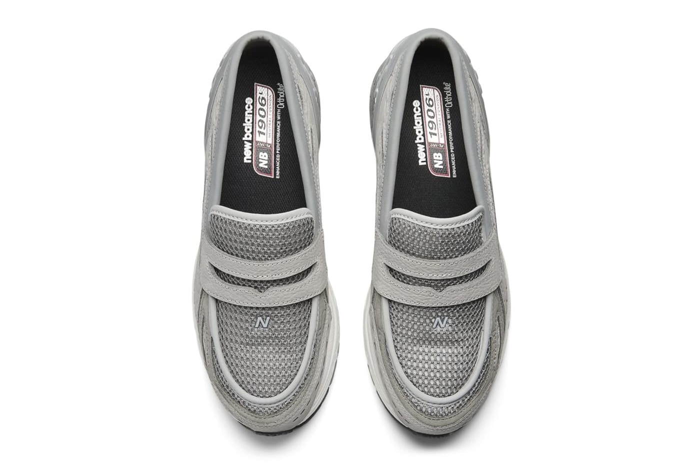 Official Look at the New Balance 1906L "Grey Days" Raincloud/White U1906LGR loafers