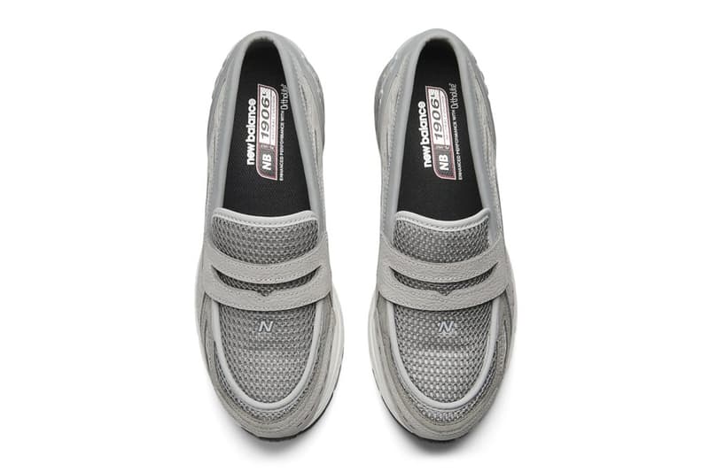 Official Look at the New Balance 1906L "Grey Days" Raincloud/White U1906LGR loafers