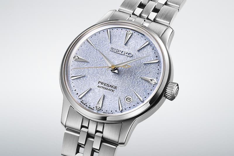 Seiko Presage Diamond "Frozen" Cocktail Time 34mm SRPL61J1 "Frozen Skydiving" SRPL63J1 "Frozen Mojito" SRPL64J1 "Frozen Daiquiri" Release Info