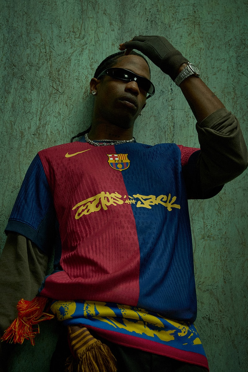 Travis Scott Spotify FC Barcelona Jersey Takeover Info date store list buying guide photos price release