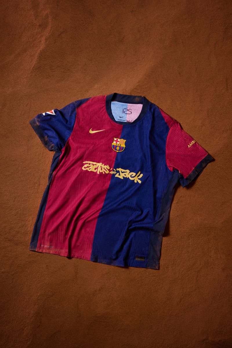 Travis Scott Spotify FC Barcelona Jersey Takeover Info date store list buying guide photos price release