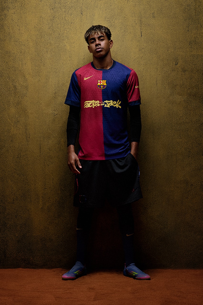 Travis Scott Spotify FC Barcelona Jersey Takeover Info date store list buying guide photos price release