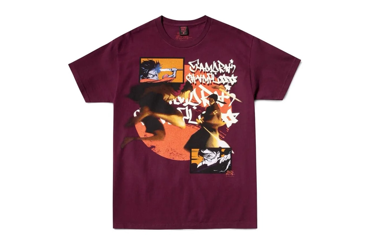 GEEKS RULE x 'Samurai Champloo' T-Shirt Capsule Collaboration Release Info Shinichirō Watanabe anime 